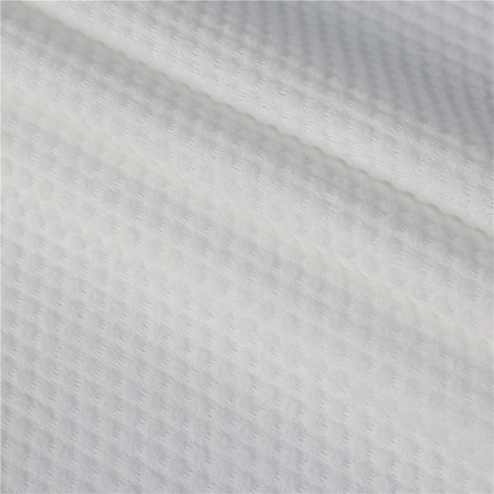 Super soft pearl grain spunlace cloth